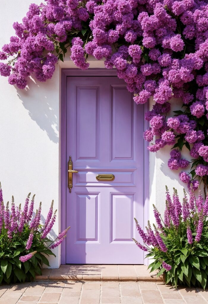 purple door with flowers 23 2151952596 purple door with flowers 23 2151952596